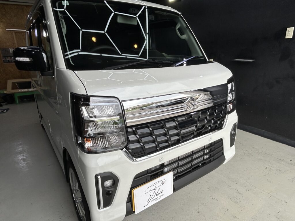 【新車ご納車】新型エブリイワゴン PZターボスペシャル 4WD パールホワイト|海南市 K様 img 9431